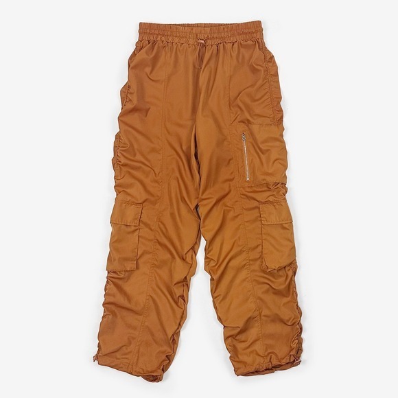 YMI Pants - YMI Ruched Cargo Joggers Size M Copper Brown Pull On‎ Baggy Pants